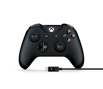 【中古】マイクロソフト ゲームコントローラー Bluetooth/有線接続/xbox one/Windows対応 PC用USBケーブル 4N6-00003