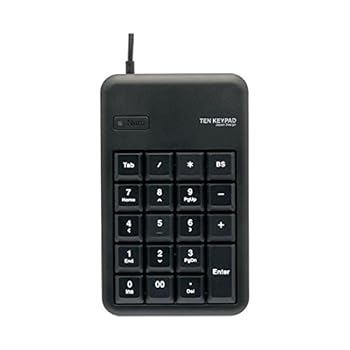 【中古】エレコム USBハブ付コンパクトUSBテンキーTKTCM014BK ds-1826672