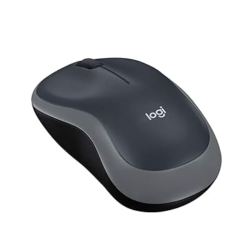 【中古】ロジクール ワイヤレスマウス 無線 マウス M185SG 小型 電池寿命最大12ケ月 M185 スイフトグレ..