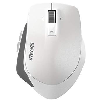 【中古】バッファロー BSMBB500LWH プレミアムフィットマウス Lサイズ ホワイト