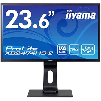 【中古】マウスコンピューター iiyama モニター ディスプレイ XB2474HS-B223.6型/VA/ノングレア/昇降/ピボット/スウィーベル/チルト/DP,HDMI,D-Sub 【中古】マウスコンピューター iiyama モニター ディスプレイ XB2474HS-B223.6型/VA/ノングレア/昇降/ピボット/スウィーベル/チルト/DP,HDMI,D-Sub