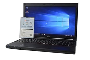 【中古】ノートパソコン Office搭載 富士通 FMV LIFEBOOK A574 第4世代 Core i3 4000M HD 15.6インチ 4GB/500GB/DVDROM/テンキー付フルキーボード/WiFi対