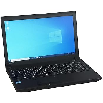【中古】中古パソコン Windows10 ノートPC 一年 東芝 Dynabook Satellite B553/J Core i3 3110M 2.4GHz MEM:4GB HDD:320GB DVDマルチ 無線LAN:有り テン