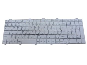 【中古】富士通 FMV ノートパソコン用キーボード白MP-09R70J0-D853