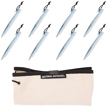 【中古】ニュートラルアウトドア NEUTRAL OUTDOOR NT-PG02 GEアルミペグ 8pcs set