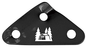 【中古】ogawaオガワ アウトドア キャンプ テント用 アルミ三角自在3穴 直径4~6mm ロープ対応 8個入り 3166