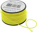 【中古】アトウッドロープAtwood Rope アウトドア キャンプ 多目的コード マイクロコード ネオンイエロー 直径1.18mm×38m 日本正規品 44008
