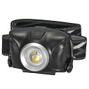 【中古】オーム電機 LEDヘッドライト 100lm リュックバンド付 WALLED LC-SYW1-K 07-8871 OHM