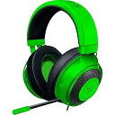 【中古】Razer Kraken Green ゲーミングヘッドセット アナログ接続 PS4 PS5 PC Switch スマートフォン 冷却ジェルパッド 日本正規代理店品 RZ04-02830200