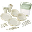 【中古】ロゴスLOGOS 箸食器セットBOX6人用 81285028