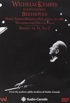 【中古】Wilhelm Kempff Plays Beethoven B W DVD