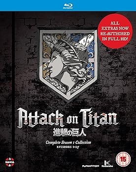 【中古】進撃の巨人 シーズン1 コンプリートBlu-ray BOX第1-25話Import