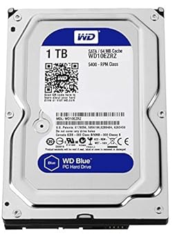 【中古】WD Blue 1TB Desktop Hard Disk Drive - 5400 RPM SATA 6 Gb/s 64MB Cache 3.5 Inch - WD10EZRZ 並行輸入品