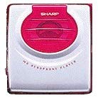 【中古】SHARP シャープ MD-ST50-P ポータブルMDプレーヤー ピンク