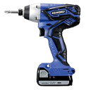 【中古】HiKOKIハイコーキ 14.4V コードレスインパクト ドライバ ブルー 1.3Ah バッテリ2本・充電器・ケース付 FWH14DGL2LEGK