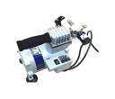 【中古】アネスト岩田 AIRREX ミニコンプレッサ コンプレッサ+コイルホース MX6011 グレー