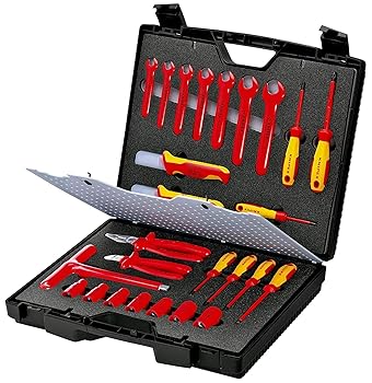 【中古】KNIPEXクニペックス 絶縁工具セット 26点セット 989912
