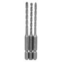 【中古】SK11エスケー11 充電ドライバードリルセット 3本組 3.4 3.5 4.3mm EDC-3 3PCS
