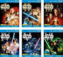 【中古】スター・ウォーズ 1 ファントム・メナス、2 クローンの攻撃、3 シスの復讐、4 新たなる希望、5 帝国の逆襲、6 ジェダイの帰還 ブルーレイディス