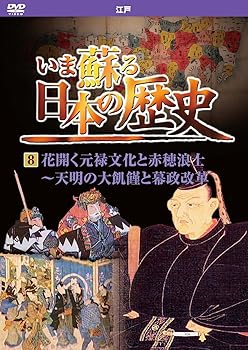 【中古】いま蘇る 日本の歴史 8 江戸 花開く元禄文化 赤穂浪士 天明の大飢饉 幕政改革 KVD-3208 DVD