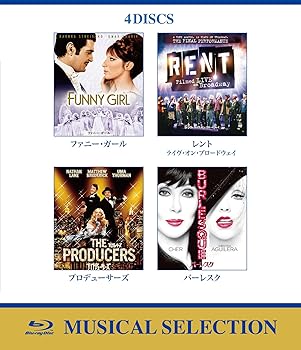 【中古】ミュージカル セレクション ブルーレイ・バリューパック・ファニー・ガール・レント ライヴ・オン・ブロードウェイ・プロデューサーズ・バーレス