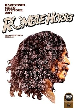 【中古】KAZUYOSHI SAITO LIVE TOUR 2014 “RUMBLE HORSES"Live at ZEPP TOKYO 2014.12.12 DVD通常盤 【中古】KAZUYOSHI SAITO LIVE TOUR 2014 “RUMBLE HORSES"Live at ZEPP TOKYO 2014.12.12 DVD通常盤