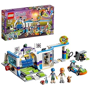 【中古】LEGO フレンズ ハートレイクグランプリ 41350 くるくる洗車