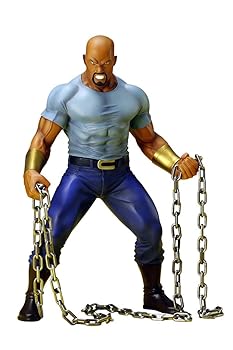 【中古】【39shop】ARTFX+★ディフェンダーズ ルーク・ケイジ 110スケール PVC製 塗装済み簡易組立フィギュア（非常に良い）