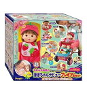 【中古】ぽぽちゃん お人形 やわらかお肌のぽぽちゃんデビュープレミアムセット 2017仕様 子育てお道具7点&お買いものベビーカー