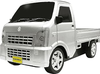 【中古】新色! スズキ キャリー SUZUKI CARRY 軽トラ 正規認証ラジコンカー 120 シルバー