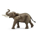【中古】シュライヒSchleich ワイルドライフ アフリカ象 オス フィギュア 14762(3)