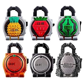 【中古】COMPLETE SELECTION MODIFICATION ロックシード 鎧武セット BANDAI TOYS SHOP限定