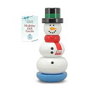 【中古】Melissa & Doug Snowman Stacker木製幼児用玩具 8個
