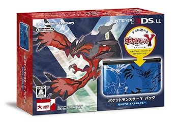 【中古】ニンテンドー3DS LL ポケットモンスター Yパック ゼルネアス・イベルタル ブルー