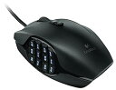 【中古】LOGITECH LOGICOOL MMO ゲーミングマウス G600 並 行 輸 入 品 ブラック