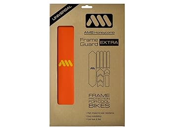 【中古】AMS Honeycomb Frame Guard XL ORANGE