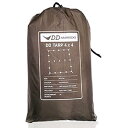 【中古】スコットランド発 DD Tarp タープ 4X4 使いやすい正方形のタープ DDhammocks社製 Coyote brown 並行輸入品