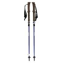 【中古】トレッキングポール フォルダーTWIST 使用サイズ:100-115cm折りたたみ36cm カラー:ブルー #113474