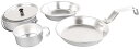 【中古】Coleman Camping Cookware | 5-Piece Aluminum Nesting Mess Kit コールマン キャンピング クックウエア 5ピース アルミニウム ネスティング メ