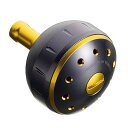 【中古】シマノSHIMANO 純正 リールパーツ 夢屋 アルミラウンド型 パワーハンドルノブ ブラックゴールド Mノブ TypeA用 26279 パーツ