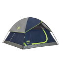 【中古】Colemanコールマン Sundome サンドーム シンプル テント 日本未発売モデル ネイビー 4人用