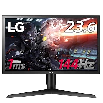 【中古】Amazon.co.jp 限定LG ゲーミング モニター UltraGear 24GL650-B 23.6インチ1ms,144HzフルHDTN非光沢FreeSyncHDMI×2,DisplayPortピボット,高さ調 【中古】Amazon.co.jp 限定LG ゲーミング モニター UltraGear 24GL650-B 23.6インチ1ms,144HzフルHDTN非光沢FreeSyncHDMI×2,DisplayPortピボット,高さ調