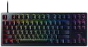 【中古】Razer ゲーミングキーボード Huntsman Tournament Edition Linear Optical Switch 英語US配列 超高速1.0mm作動 リニア触感 テンキーレス日本正規