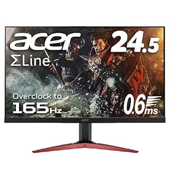 【中古】Acer ゲーミングモニター SigmaLine 24.5インチ KG251QJbmidpx 0.6msGTG 165Hz TN フルHD FreeSync フレームレス HDMI スピーカー内蔵 ブルーラ 【中古】Acer ゲーミングモニター SigmaLine 24.5インチ KG251QJbmidpx 0.6msGTG 165Hz TN フルHD FreeSync フレームレス HDMI スピーカー内蔵 ブルーラ