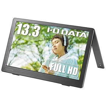 【中古】IODATA モバイルモニター 13.3インチ フルHD ADSパネル PS4XboxSwitchPC対応MiniHDMIUSB-C3土日サポート日本メーカー EX-LDC131DBM