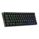 【中古】CoolerMaster SK622 Black 有線無線 両対応 テンキーレス 赤軸 オンザフライ ミニサイズキーボード SK-622-GKTR1-US KB527(2)