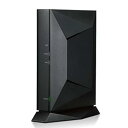 【中古】エレコム WiFi ルーター Wi-Fi6 11ax 2402+800Mbps フレッツ光・光コラボ IPv6IPoE対応 WRC-X3200GST3-B