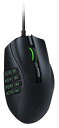 【中古】Razer Naga X MMO ゲーミングマウス 16ボタン 多ボタン 多ボタンマウス 軽量 85g 18000 DPI 5G 高性能オプティカルセンサー 柔らかい布巻ケーブ