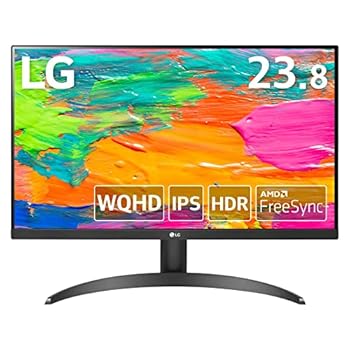 【中古】Amazon.co.jp 限定LG フレームレス モニター ディスプレイ 24QP500-B 23.8インチWQHD2560×1440 IPS非光沢HDR 75Hz FreeSync対応HDMI×2、Dis 【中古】Amazon.co.jp 限定LG フレームレス モニター ディスプレイ 24QP500-B 23.8インチWQHD2560×1440 IPS非光沢HDR 75Hz FreeSync対応HDMI×2、Dis