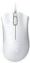 【中古】Razer DeathAdder Essential - Mercury White ゲーミングマウス 有線 5ボタン 6400 DPI オプティカルセンサー エルゴノミック形状 日本正規代理